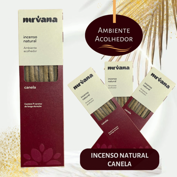 Incenso Natural Nirvana Canela