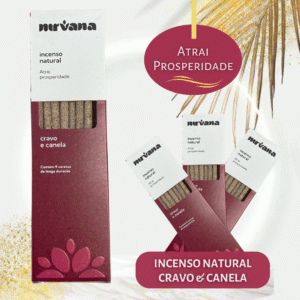 Incenso Natural Nirvana Cravo e Canela