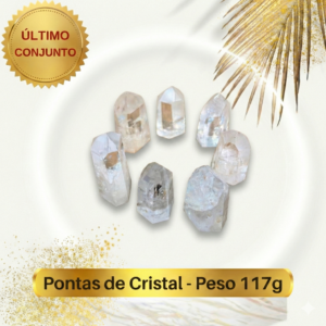 117g de Pontas de Cristal