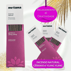Incenso Gerânio Ylang Ylang