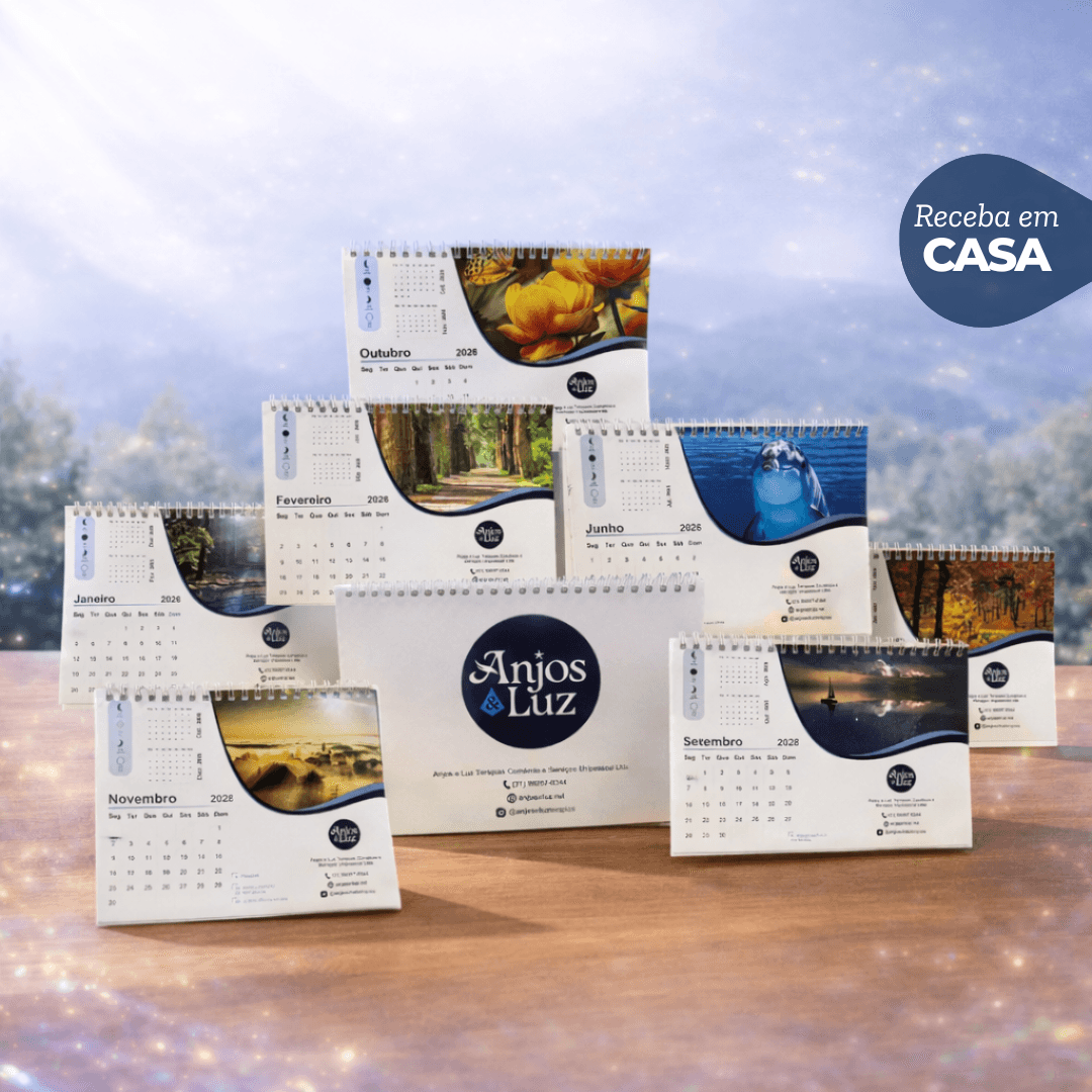 Calendário Anjos e Luz 2026