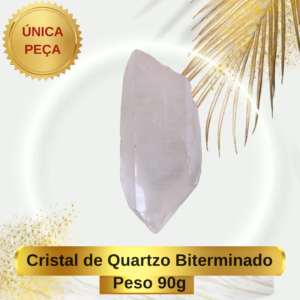 Cristal de quartzo biterminado