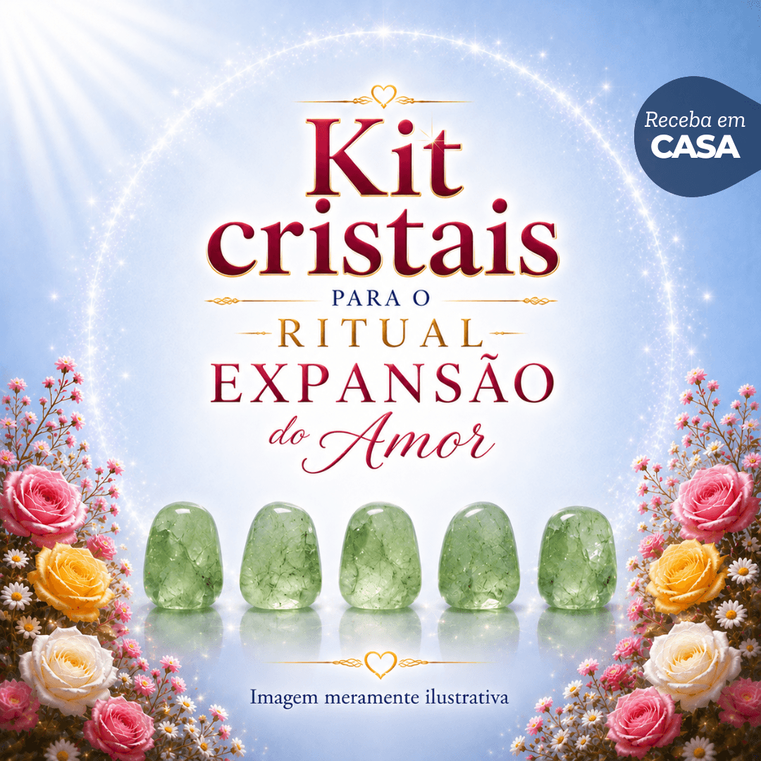 Kit de Cristais Para Ritual de Expansão do Amor